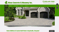 Desktop Screenshot of alcoaconcretemasonry.com